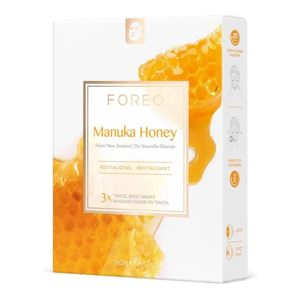 Foreo Mascarilla Revitalizante de Miel de Manuka 3 uds