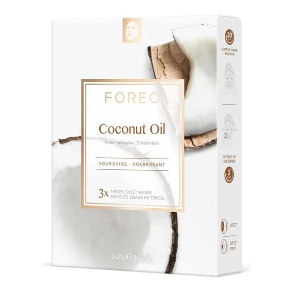 FOREO Mascarilla Hidratante de Coco 3 uds