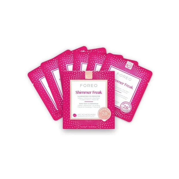 Foreo Mascarillas Iluminadoras UFO SHIMMER FREAK 2.0 6 uds