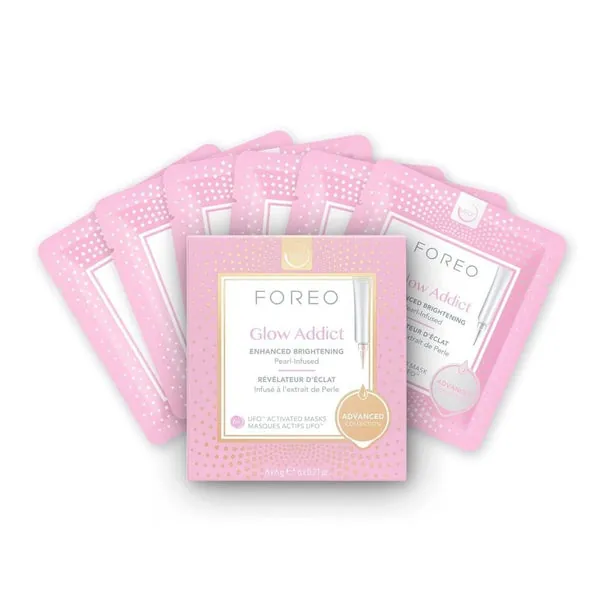 Foreo Mascarillas UFO y UFO 2 Glow Addict 6 unidades