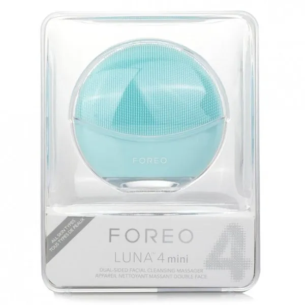 FOREO LUNA 4 Mini Masajeador facial de limpieza dual Azul Ártico 1 ud
