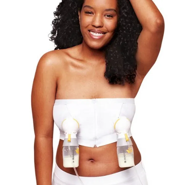 MEDELA Top Extracción Hands-Free Blanco Talla M