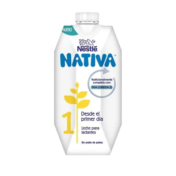 NATIVA 1 Leche Líquida Lactantes 500ml Nestlé