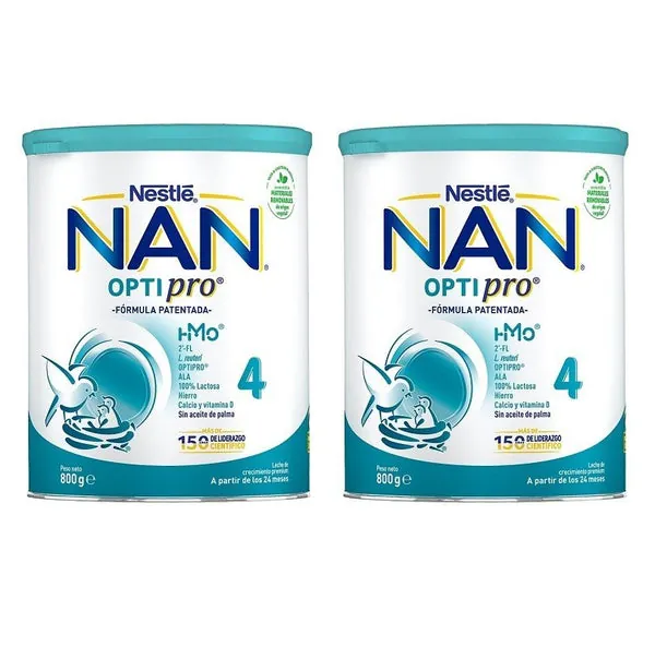 NAN OPTIPRO 4 Leche de Crecimiento DUPLO 2x800g