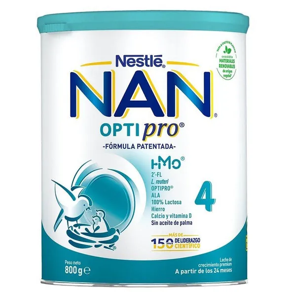 NAN OPTIPRO 4 Leche de Crecimiento para Lactantes 800g