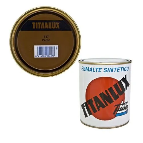 esmalte sintetico titanlux pardo 375ml