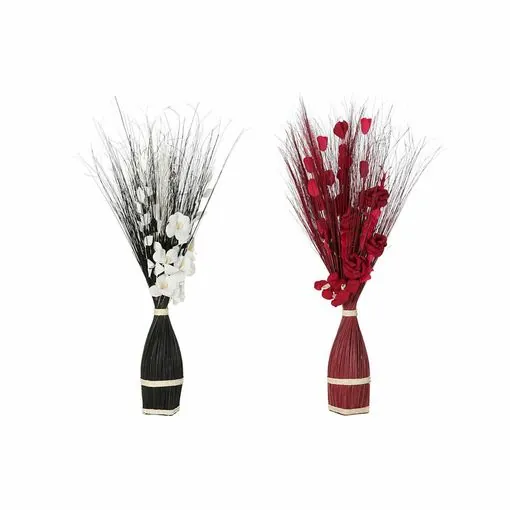 ramo dkd home decor flores fibra de coco 30 x 30 x 100 cm