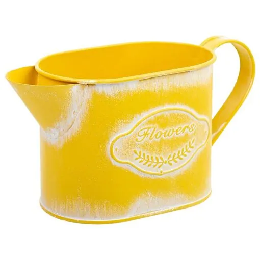 regadera de metal amarillo 205x85x105 11h cm