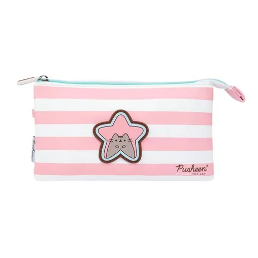 estuche triple pusheen rose collection
