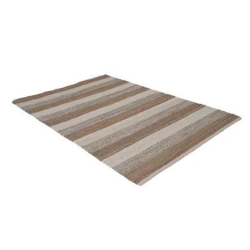 alfombra tejida artesania yute