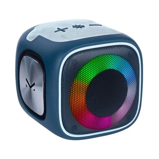 altavoz inalambrico fire 3 plastico azul majestic