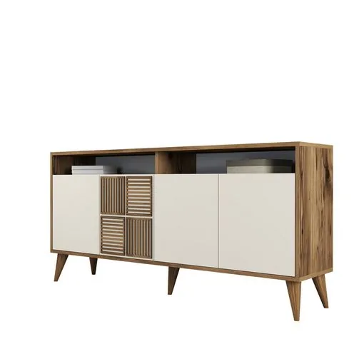 aparador milan 160 crema nogal