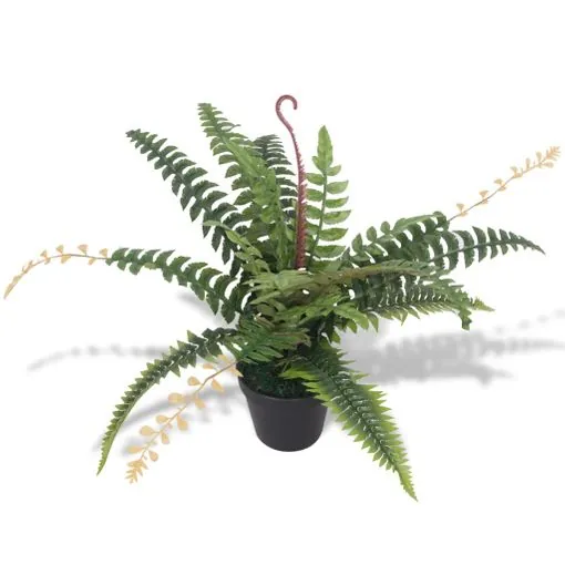helecho artificial con macetero 50 cm verde vidaxl