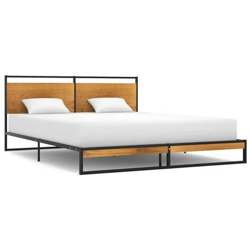 estructura de cama de metal 160x200 cm